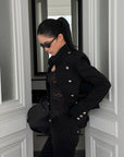 ROVENTE Floral Lace Sheer Long Sleeve Top with Sculpted Slim Fit and Romantic Modern Silhouette
