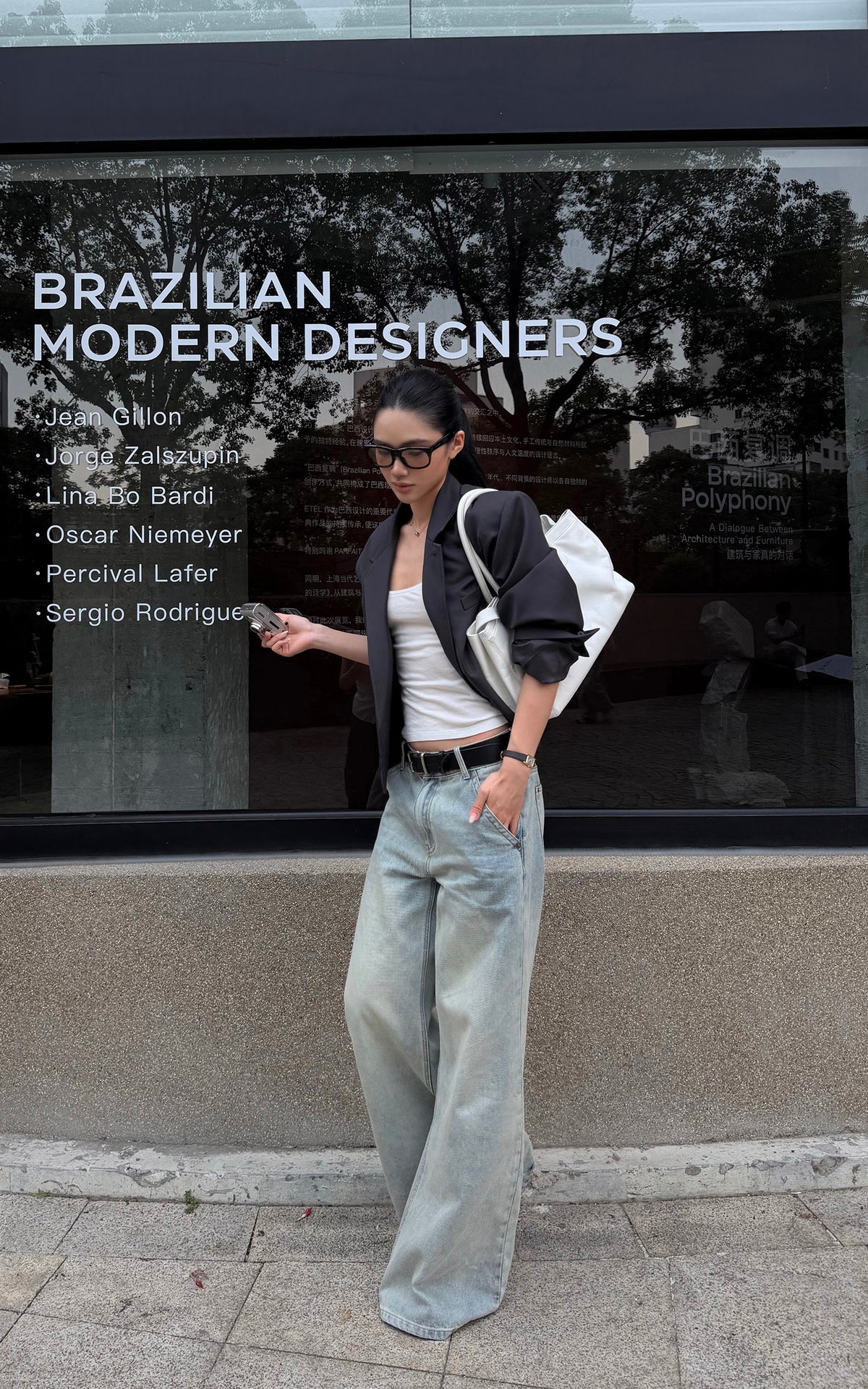 ROVENTE Sculpted Shoulder Cropped Blazer