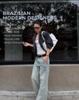 ROVENTE Sculpted Shoulder Cropped Blazer