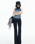 IAMXIAA Low-Rise Studded Flared Pants