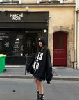 WARDEN EDGE Oversized Statement Graphic Drop-Shoulder Sweatshirt