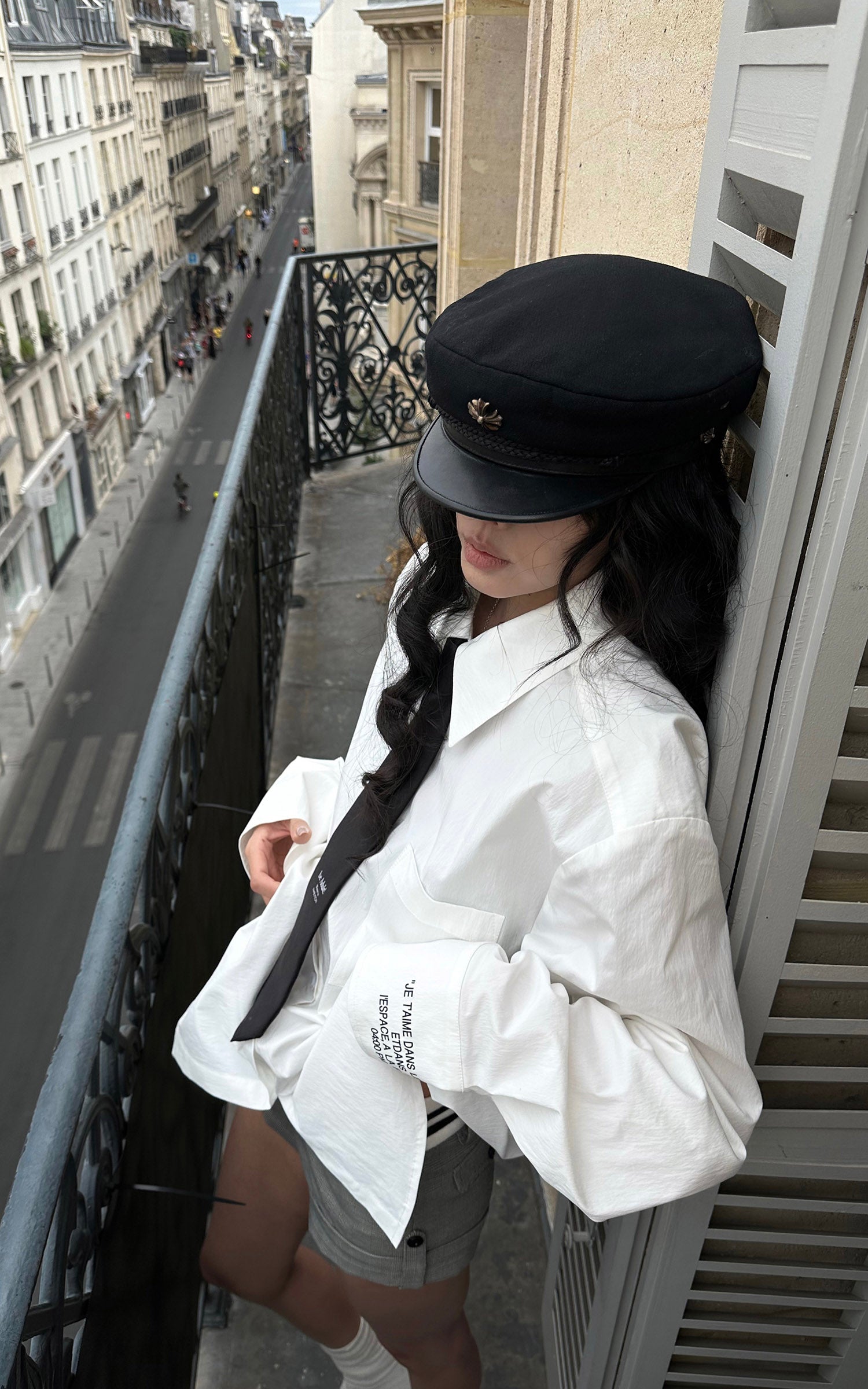 WARDEN EDGE After Hours Oversized Script Shirt