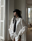 WARDEN EDGE After Hours Oversized Script Shirt