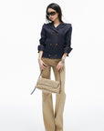 IAMXIAA Double-Breasted Denim Tailored Jacket