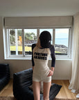 Rase le sol T-shirt Raglan Fortune Arrives & Short Ensemble