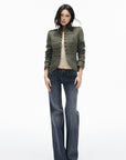 IAMXIAA Vintage Wash Low-Rise Flared Jeans