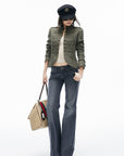 IAMXIAA Vintage Wash Low-Rise Flared Jeans