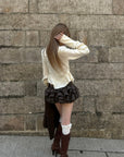 Rase le sol Nocturne Layered Ruffle Mini Skirt