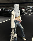Rase le sol Distressed Low-Rise Washed Flared Denim Jeans