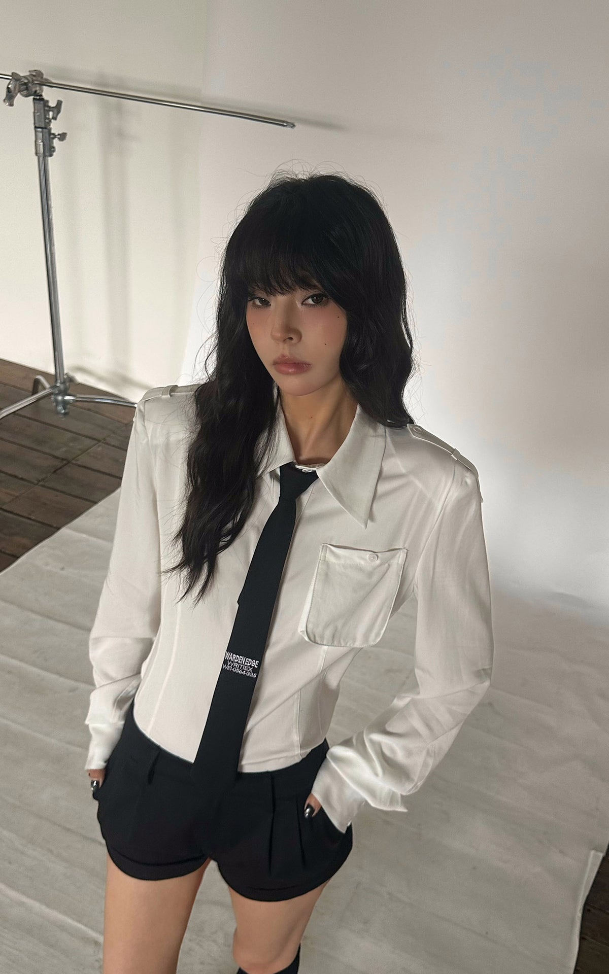 WARDEN EDGE Sculpted Shirt &amp; Embroidered Zip Tie Set