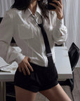 WARDEN EDGE Tailored Cuffed Micro Shorts