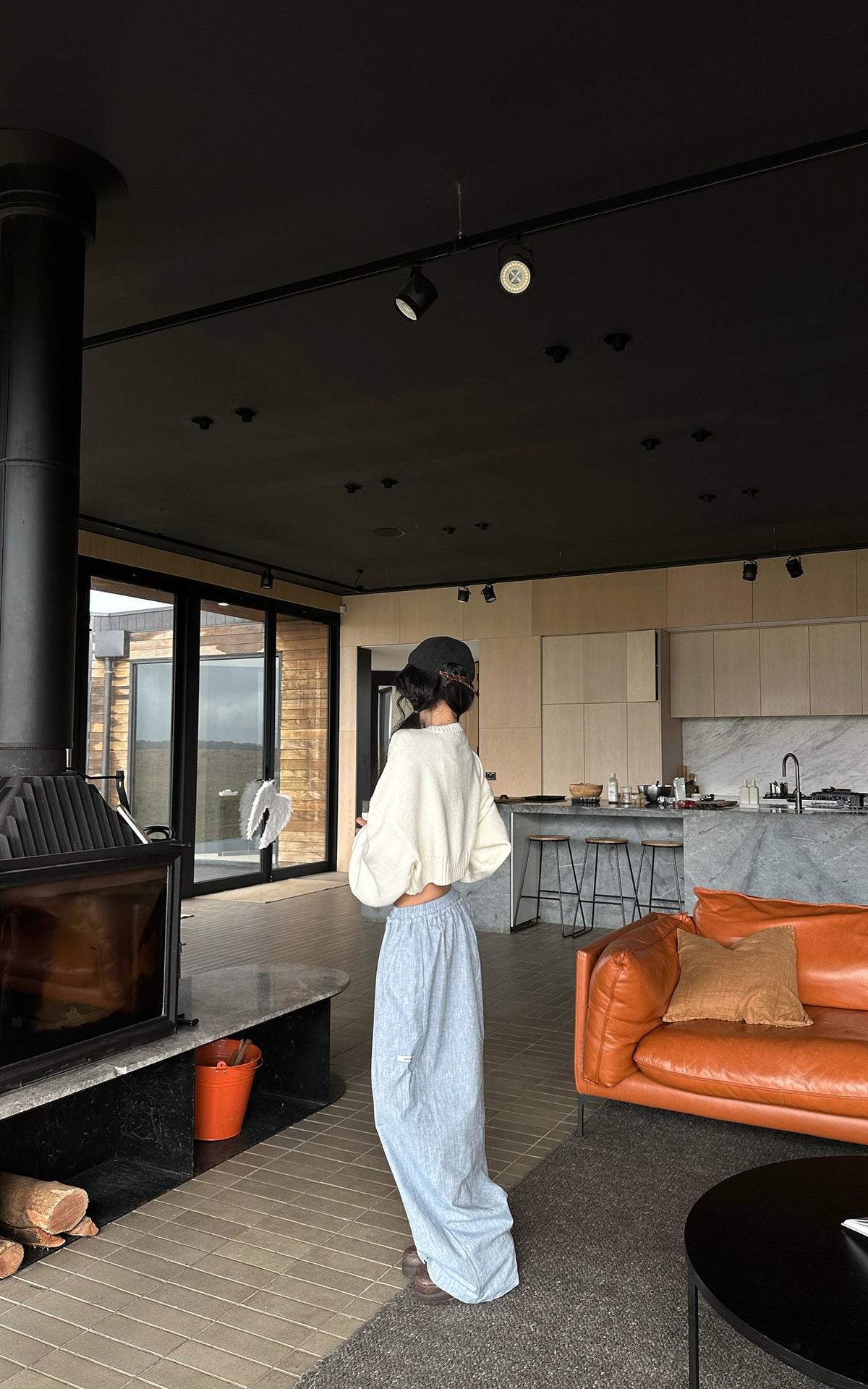 WARDEN EDGE Drift Wide-Leg Drawstring Pants