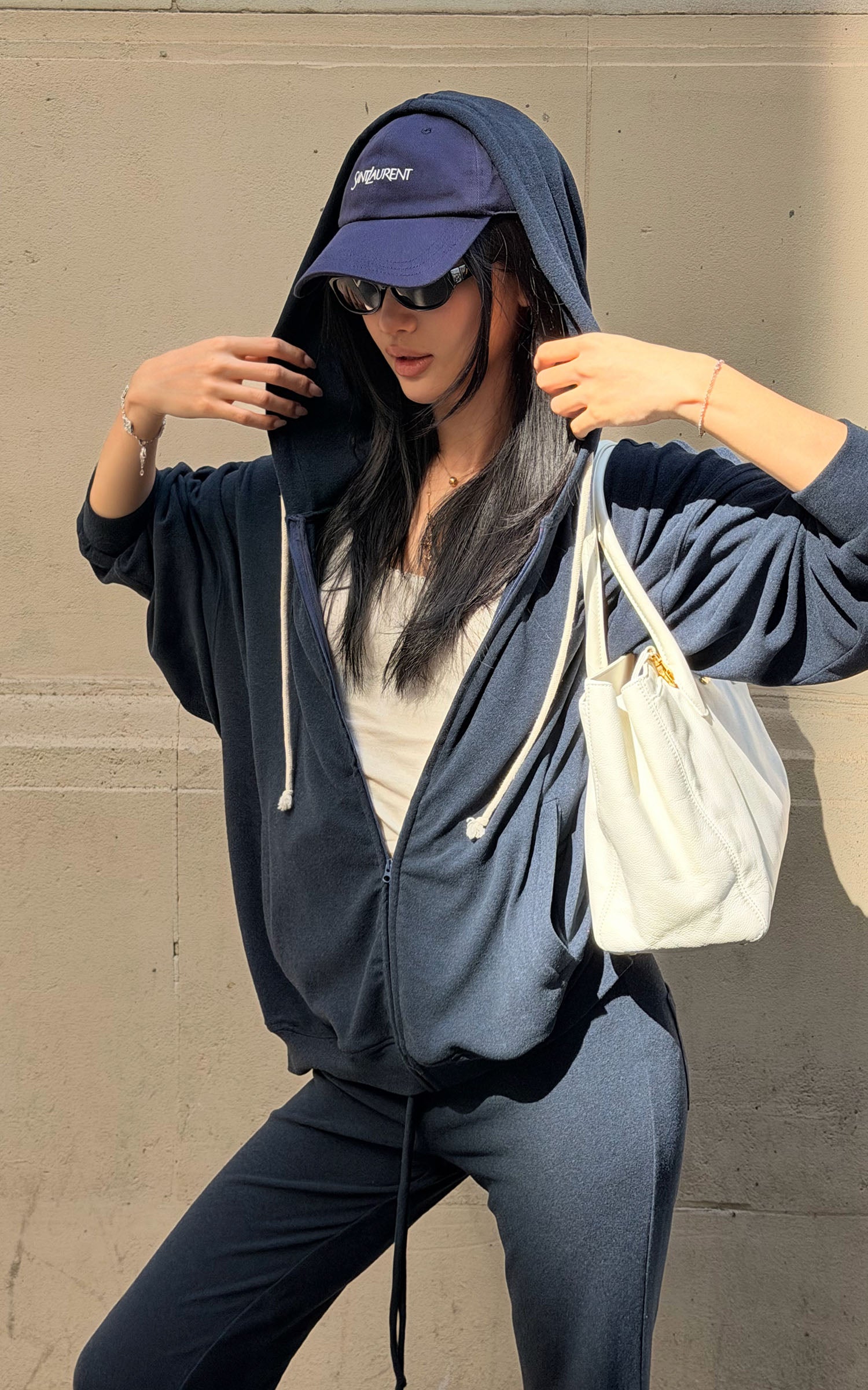 ROVENTE Midnight Soft Zip Hoodie &amp; Lounge Pant Set