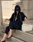 ROVENTE Midnight Soft Zip Hoodie & Lounge Pant Set