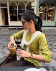 ROVENTE Second-Skin V-Neck Knit Sweater