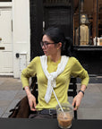 ROVENTE Second-Skin V-Neck Knit Sweater