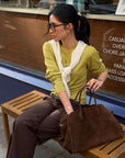 ROVENTE Second-Skin V-Neck Knit Sweater