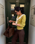 ROVENTE Second-Skin V-Neck Knit Sweater