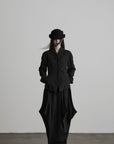 DOINDULGE Sculpted Waist Panel Detail Blazer