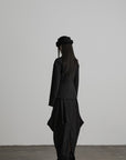 DOINDULGE Sculpted Waist Panel Detail Blazer