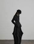 DOINDULGE Sculpted Waist Panel Detail Blazer