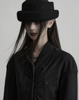 DOINDULGE Sculpted Waist Panel Detail Blazer