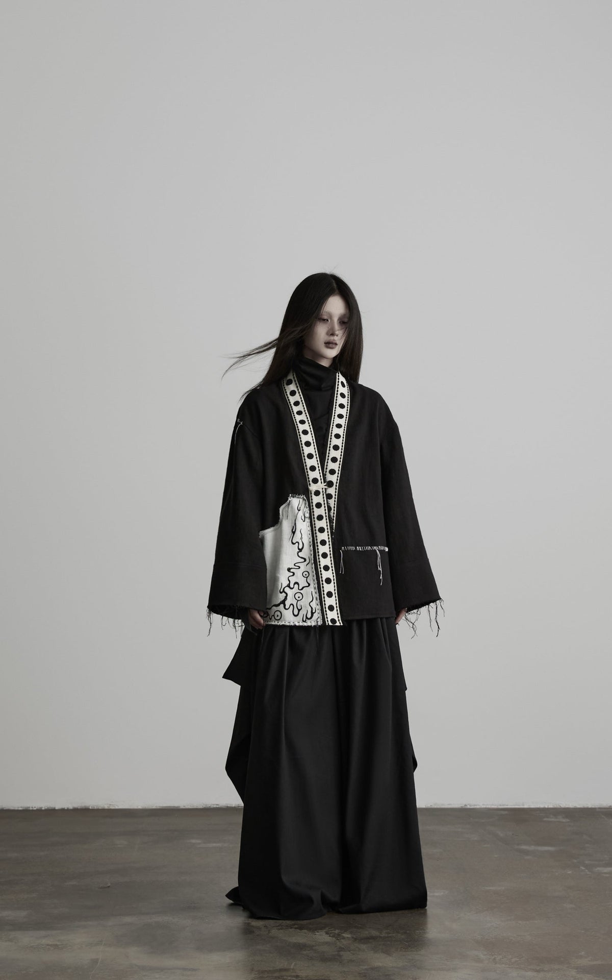 DOINDULGE Veste oversize à empiècements contrastés