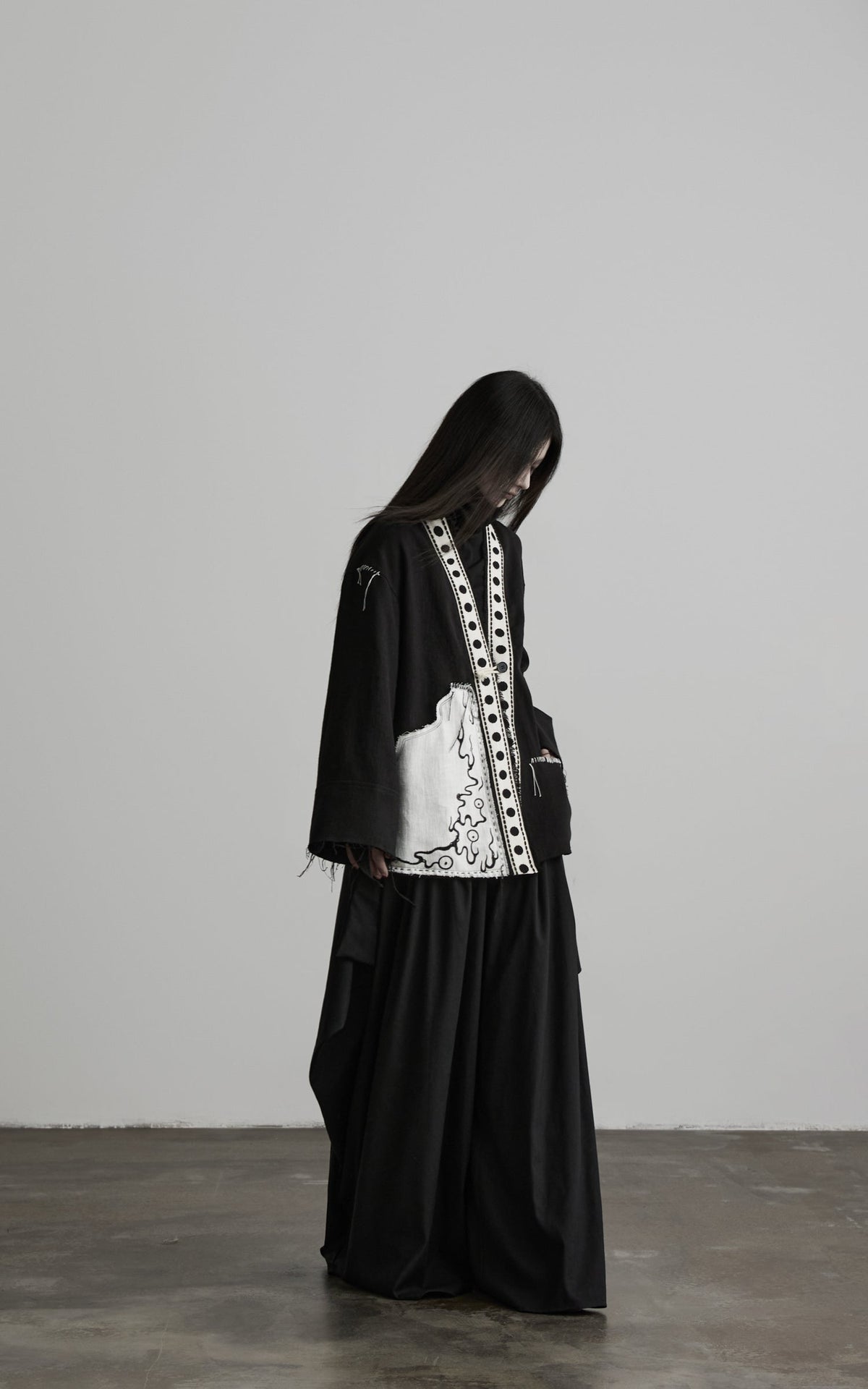 DOINDULGE Veste oversize à empiècements contrastés