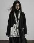 DOINDULGE Veste oversize à empiècements contrastés