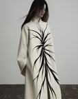 DOINDULGE Avant-Garde Raw Hem Long Coat