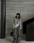 WARDEN EDGE Sculpted Draped Flare Pants
