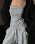 WARDEN EDGE Slim Fit Fine Knit Cami Top