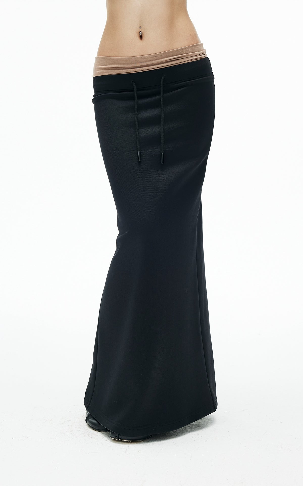 IAMXIAA Layered Low-Rise Mermaid Maxi Skirt