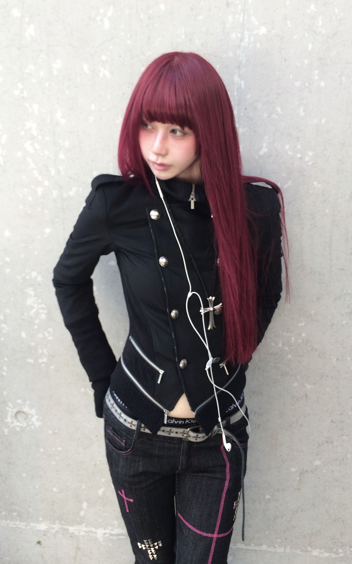 Rase le sol Structured Wool Military Jacket