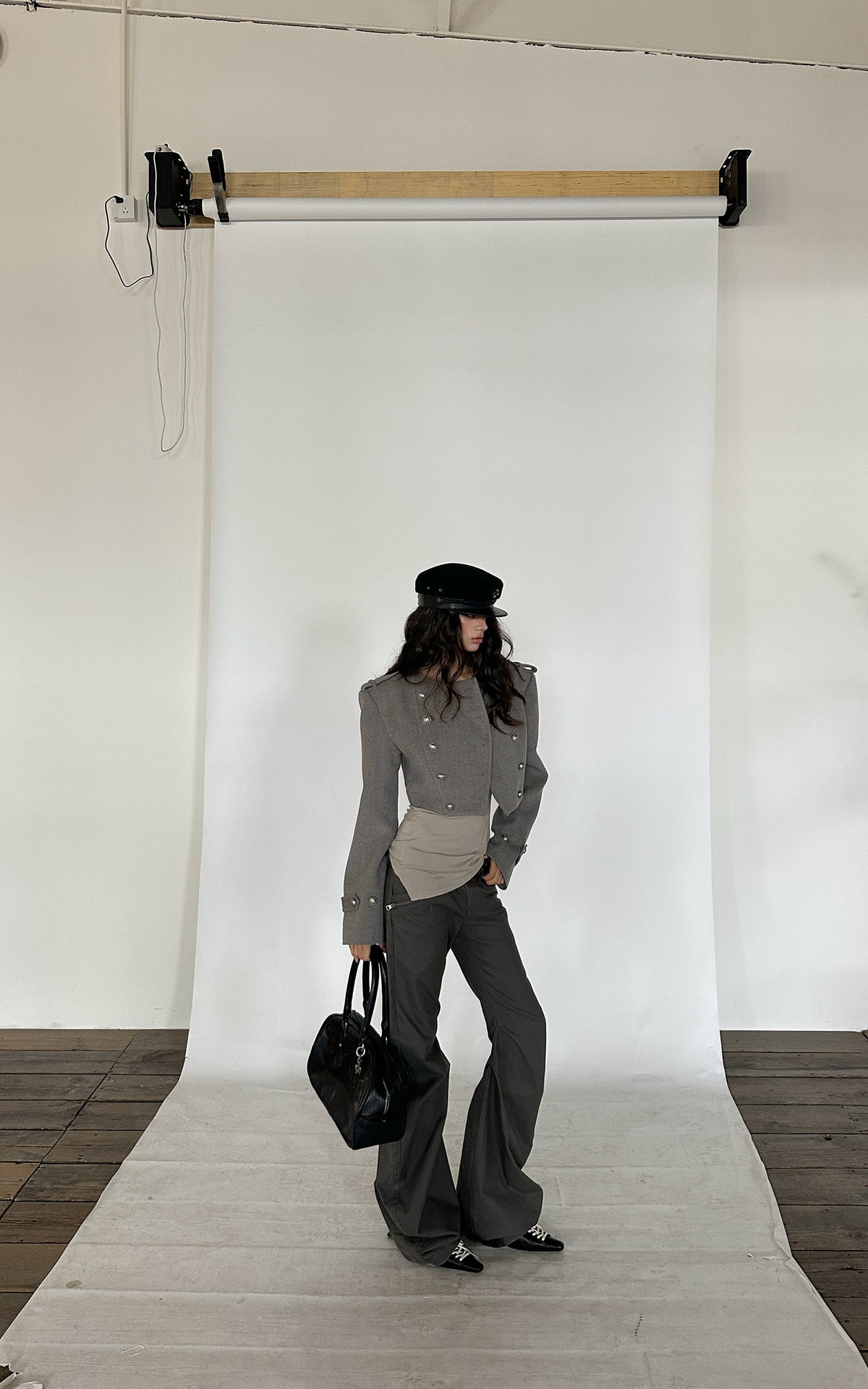 WARDEN EDGE Sculpted Draped Flare Pants