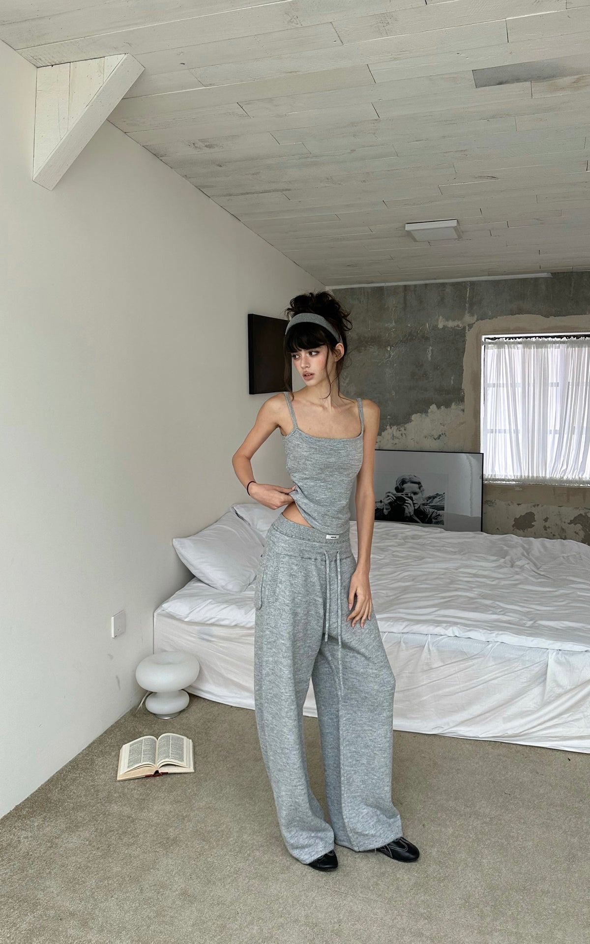 WARDEN EDGE Slim Fit Fine Knit Cami Top