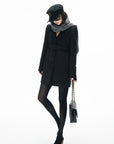 IAMXIAA Structured Waist-Belted Tailored Longline Blazer Coat
