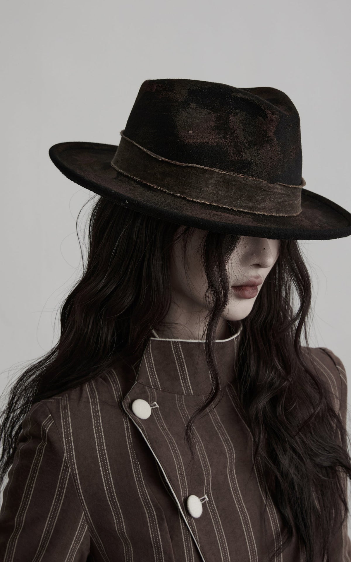 DOINDULGE Veste réversible à col montant asymétrique