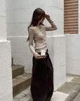 Rase le sol Voluminous Wide-Leg Tailored Pants