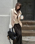 Rase le sol Faux Fur Draped Vest