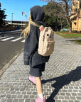 Rase le sol Embroidered Hooded Knit Sweater & Long Shorts Set