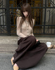 Rase le sol Voluminous Wide-Leg Tailored Pants