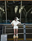 WARDEN EDGE Cable Knit Hooded Sweater and Shorts Set