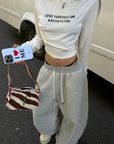 WARDEN EDGE Fleece-Lined Wide-Leg Sweatpants