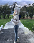 Rase le sol Fur-Trimmed Sculpted Hooded Jacket