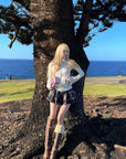 Rase le sol Tartan Plaid Ruffled Micro Skirt with Built-In Shorts