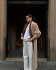 ROVENTE Brushed Longline Knit Cardigan