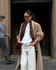 ROVENTE Brushed Longline Knit Cardigan