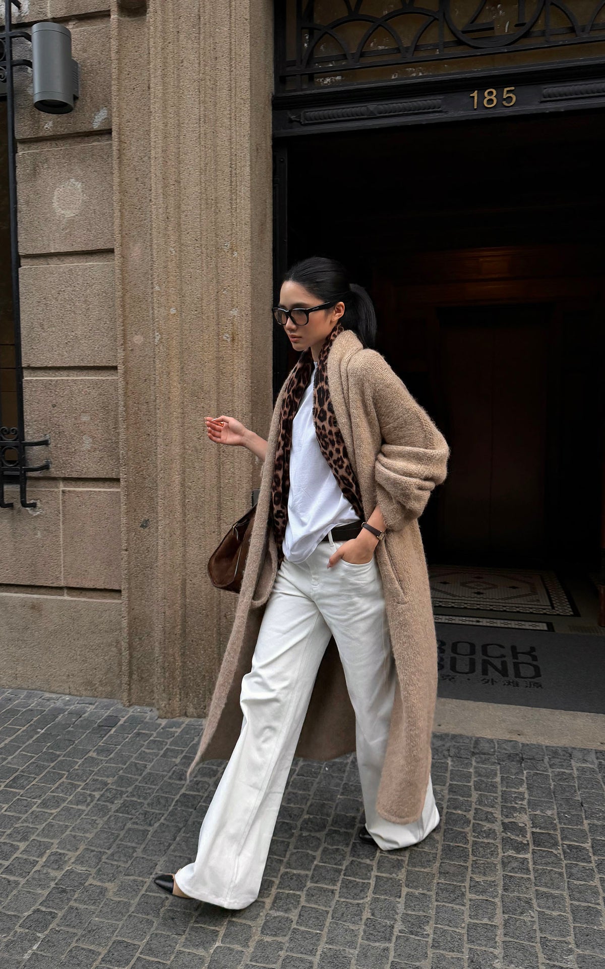 ROVENTE Brushed Longline Knit Cardigan
