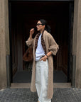 ROVENTE Brushed Longline Knit Cardigan